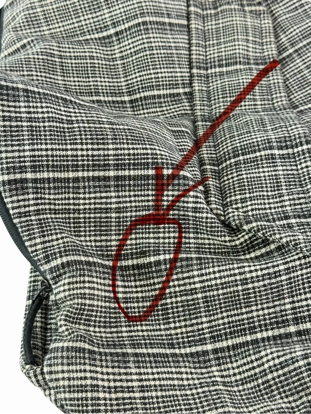 RAF SIMONS Eastpack Houndstooth Plaid Wandering Sling Large Bag